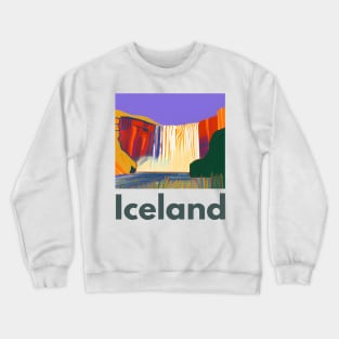 Iceland Skogafoss Crewneck Sweatshirt